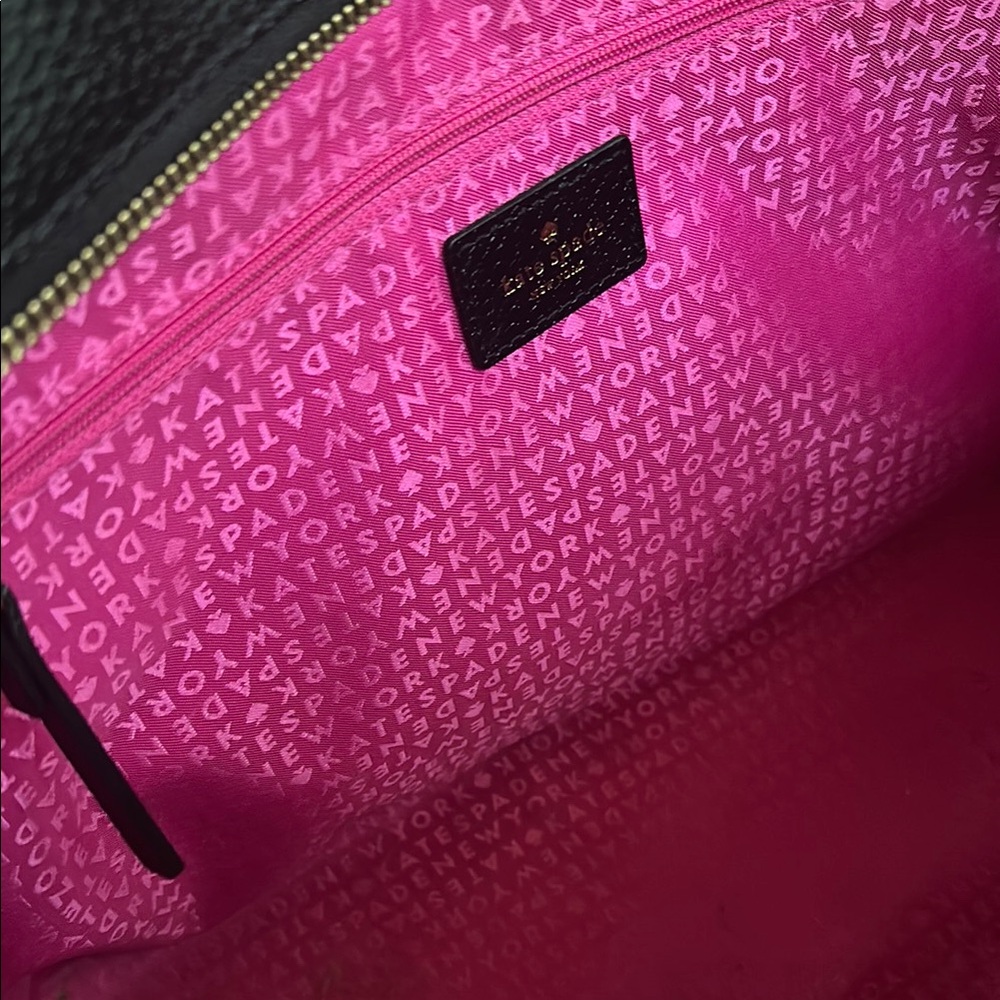 Kate Spade Black Tote Sleek Design - Picture 3 of 13